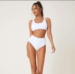 High waisted bikini swimsuit